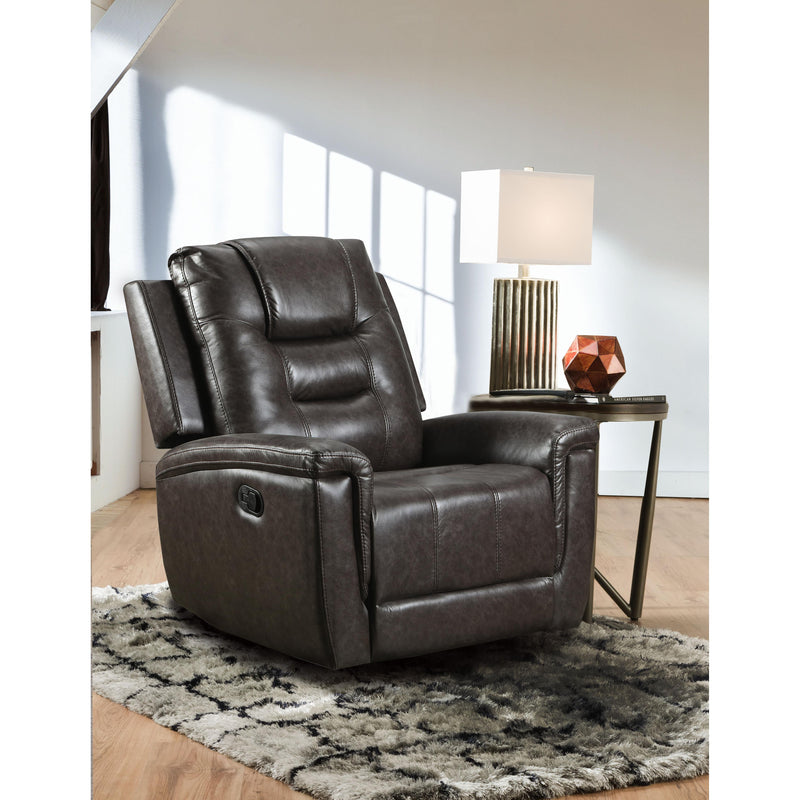 Behold Home 107-65 Rocker Recliner - Charlie Chocolate IMAGE 1