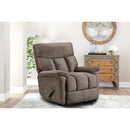 Behold Home 7580-65 Glider Recliner - Brookwood Chocolate IMAGE 1