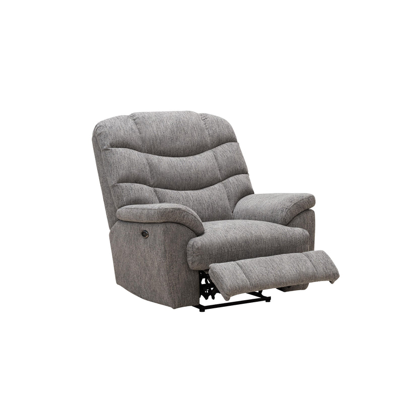 Behold Home 7575-65BP Power Wallsaver Big Recliner - Big Easy Grey IMAGE 4