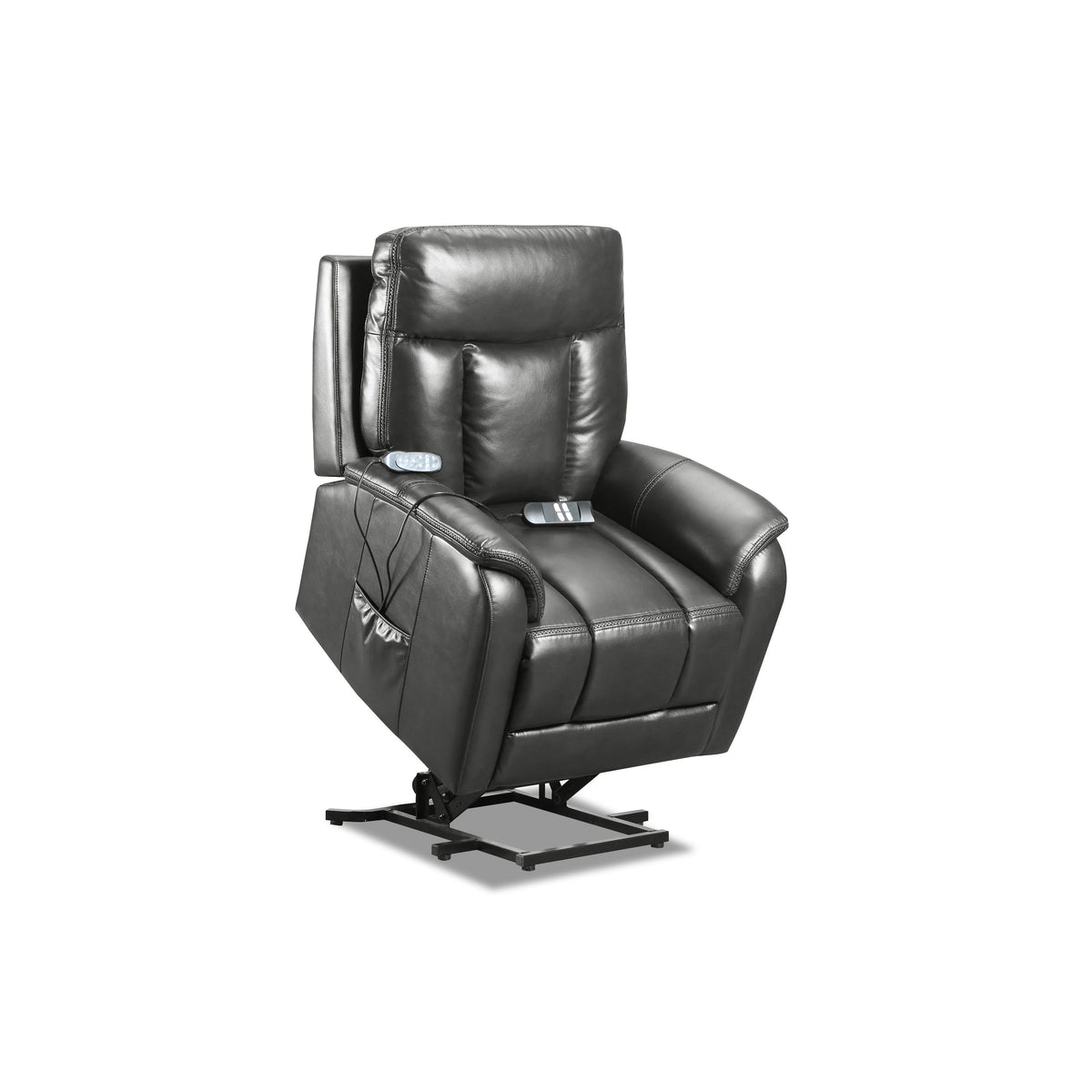 Behold Home 106L-66PP Lift Recliner - Jamey Charcoal