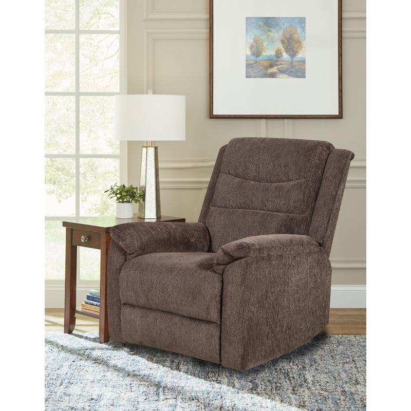 Behold Home 7578-65 Glider Recliner - Abington Chocolate IMAGE 1