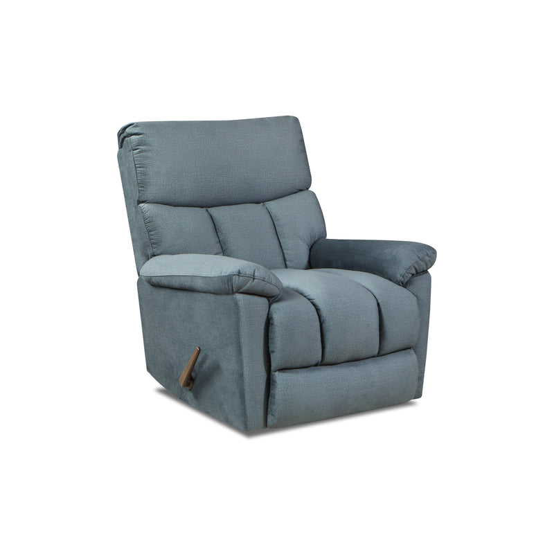 Behold Home 7580-65 Glider Recliner - Brookwood Navy IMAGE 2