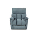 Behold Home 7580-65 Glider Recliner - Brookwood Navy IMAGE 4