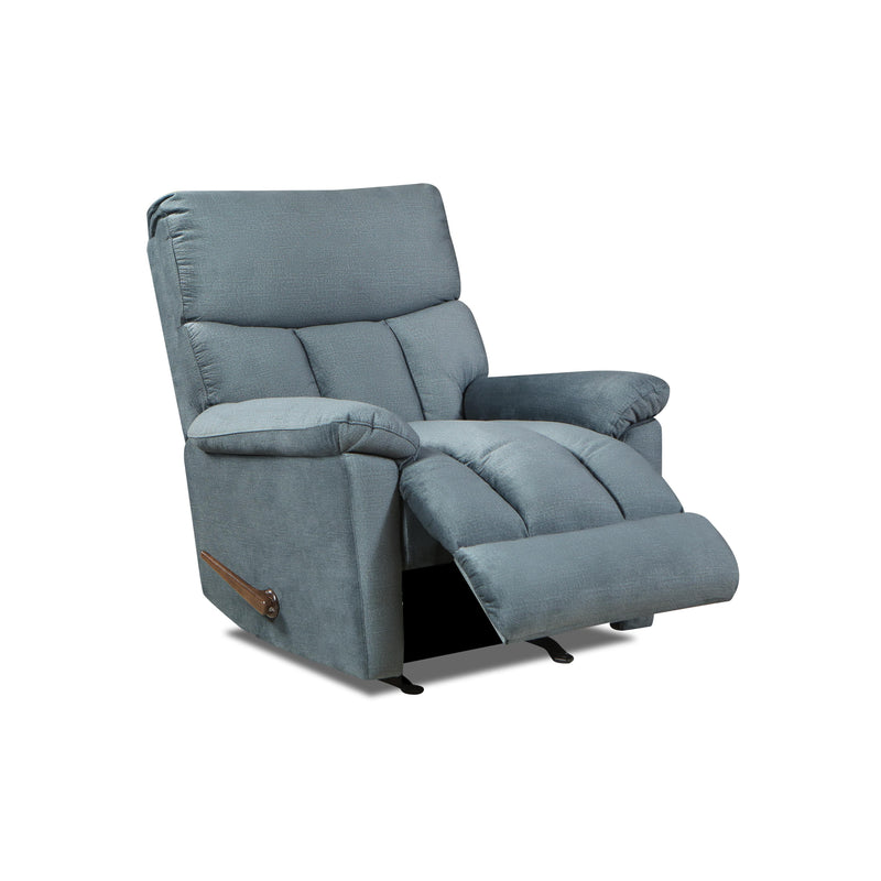 Behold Home 7580-65 Glider Recliner - Brookwood Navy IMAGE 5