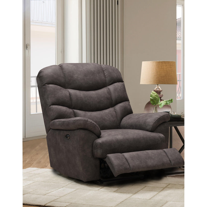 Behold Home 7575-65BP Power Wallsaver Big Recliner - Big Easy Gunmetal IMAGE 1