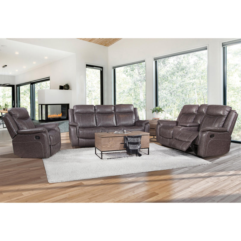 Behold Home 7314-39 Manual Motion Sofa - Highland Graphite IMAGE 2