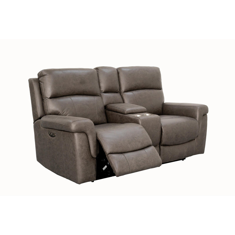 Behold Home 7483-29 Console Loveseat w/ Popout Cup Holders - Lambeau Charcoal IMAGE 4