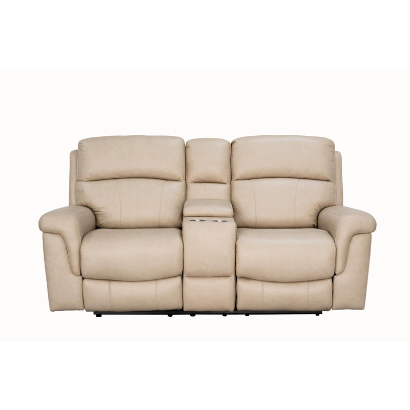 Behold Home 7483-29 Console Loveseat w/ Popout Cup Holders - Lambeau Sand IMAGE 6