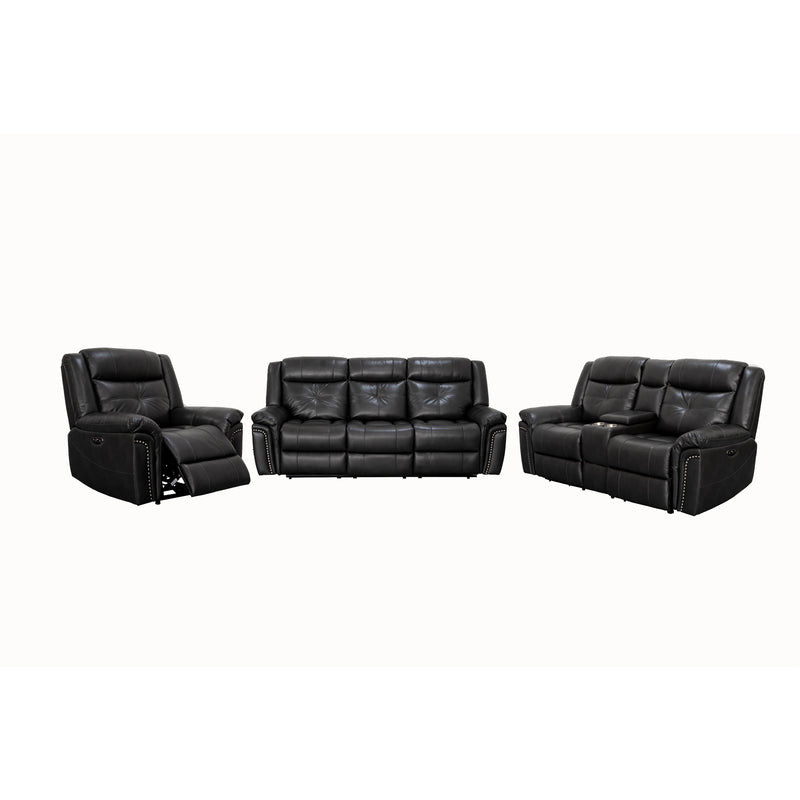 Behold Home 7487-39 Sofa w/ Popout Cup Holders - Belaire Chestnut IMAGE 2