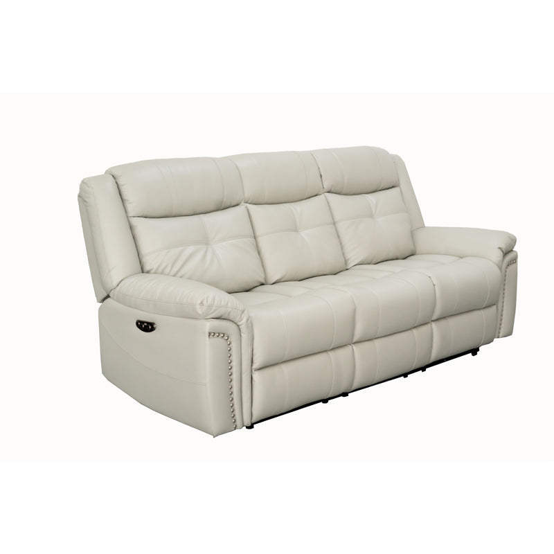 Behold Home 7487-39 Sofa w/ Popout Cup Holders - Belaire Platinum IMAGE 2