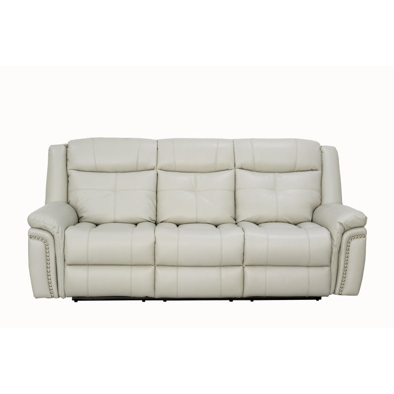 Behold Home 7487-39 Sofa w/ Popout Cup Holders - Belaire Platinum IMAGE 4