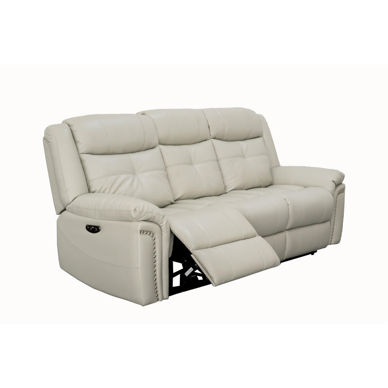 Behold Home 7487-39 Sofa w/ Popout Cup Holders - Belaire Platinum IMAGE 5