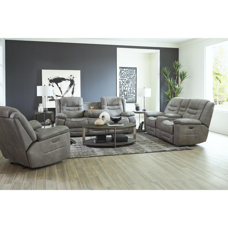 Behold Home 7531-27 Motion Console Loveseat - Harley Grey IMAGE 2