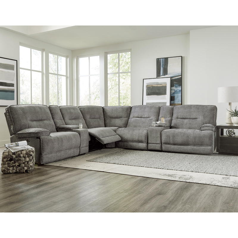 Behold Home 7532 7 pc Sectional - Harbortown Charcoal IMAGE 1