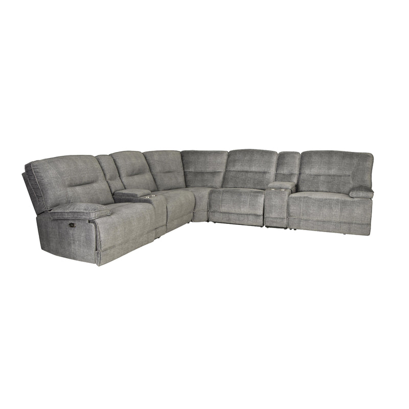 Behold Home 7532 7 pc Sectional - Harbortown Charcoal IMAGE 2