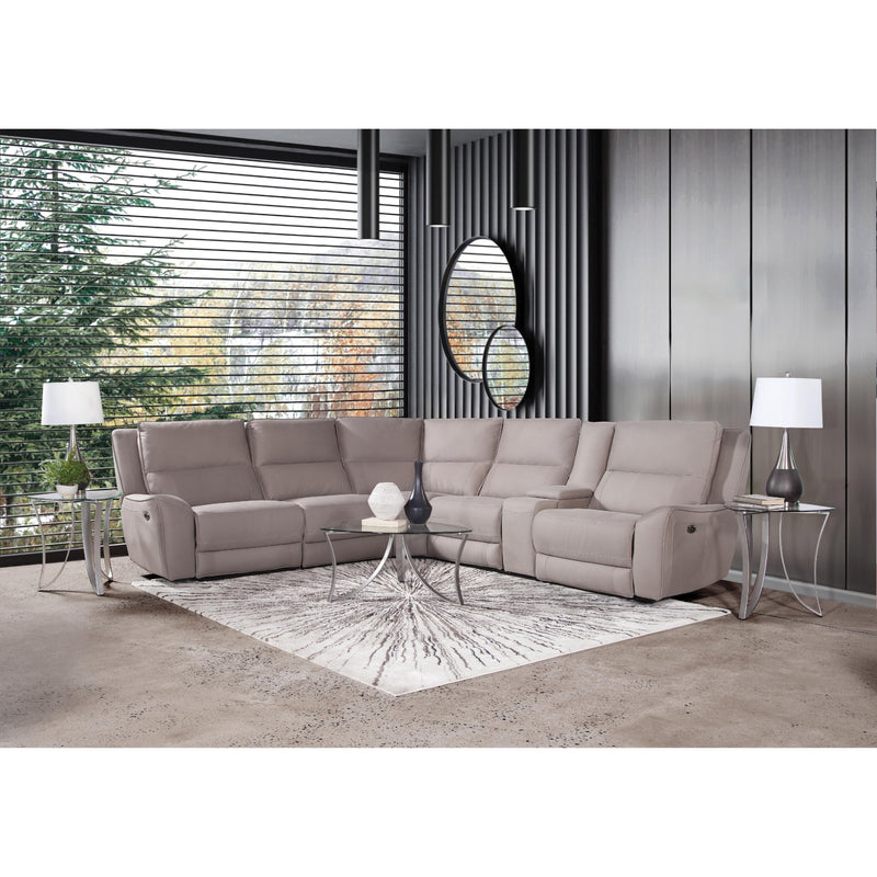 Behold Home 7584 6 pc Sectional - Lakeshire Ivory IMAGE 1