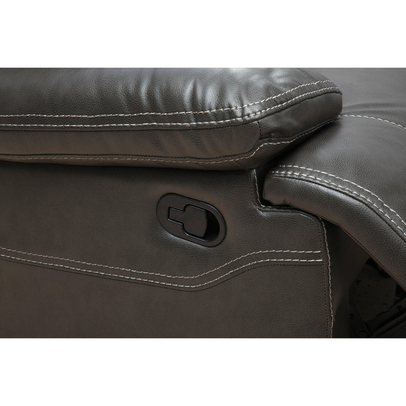 Behold Home 7585-27 Manual Console Loveseat - Meridian Midnight IMAGE 3