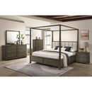  Coaster Furniture Gran Park 224931Q Queen Canopy Bed - Dark Cocoa IMAGE 2