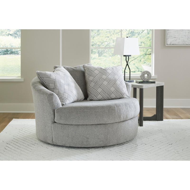 Signature Design by Ashley Casselbury Swivel Fabric Chair with Ottoman 5290611/5290621 IMAGE 2