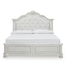  Benchcraft Montelaine B795B6 King Upholstered Panel Bed IMAGE 2