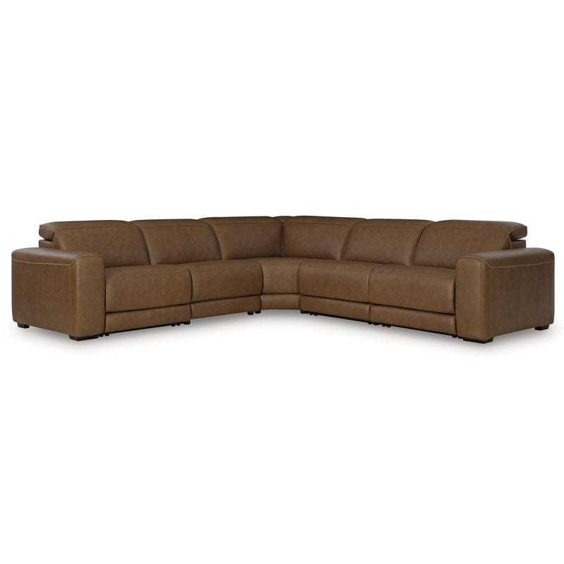  Signature Design by Ashley Magic Man U10700S7 5 pc Power Reclining Sectional IMAGE 1