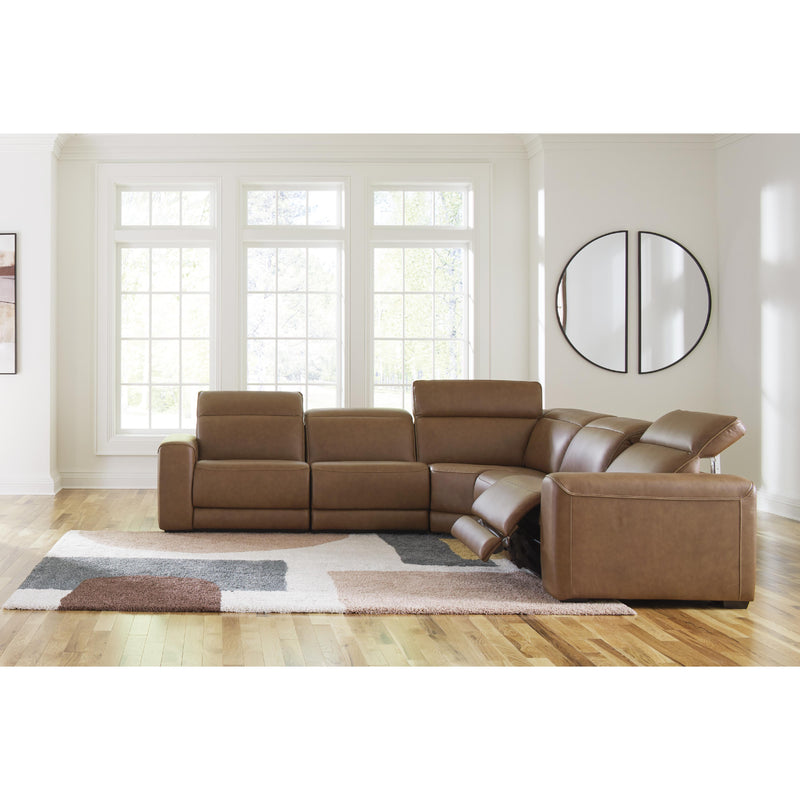  Signature Design by Ashley Magic Man U10700S7 5 pc Power Reclining Sectional IMAGE 2