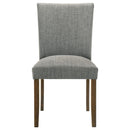  Coaster Furniture Cantley 106379 pholstered Dining Side Chair - Grey IMAGE 3