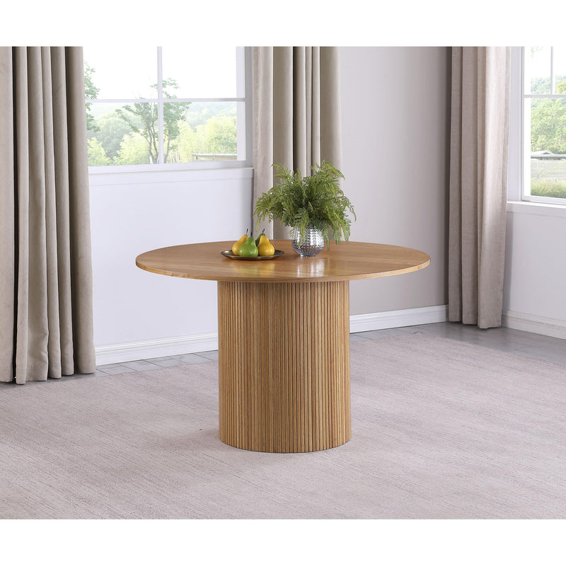 Coaster Furniture Round Bradbury Dining Table with Pedestal Base 107350 IMAGE 3