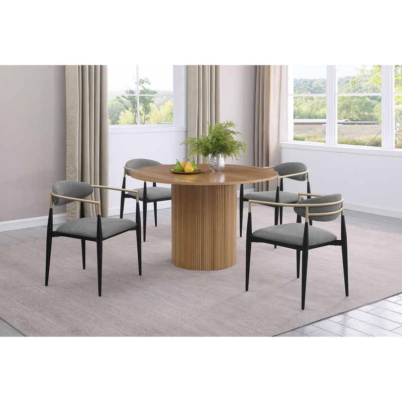 Coaster Furniture Round Bradbury Dining Table with Pedestal Base 107350 IMAGE 5