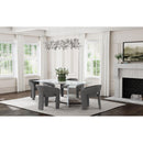 Coaster Furniture Emery 108091 76-inch Rectangular Mirrored Dining Table - Silver IMAGE 12