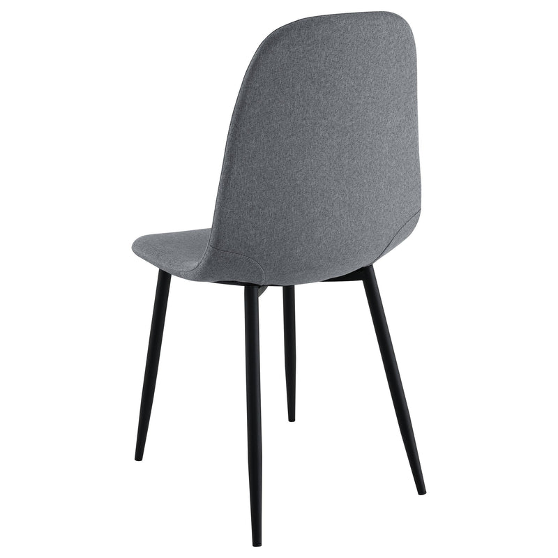  Coaster Furniture Dennison 108532 Upholstered Dining Side Chair - Grey IMAGE 6