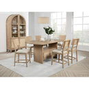  Coaster Furniture Kailani 109388 Cane Counter Height Storage Dining Table - Beige Oak IMAGE 12