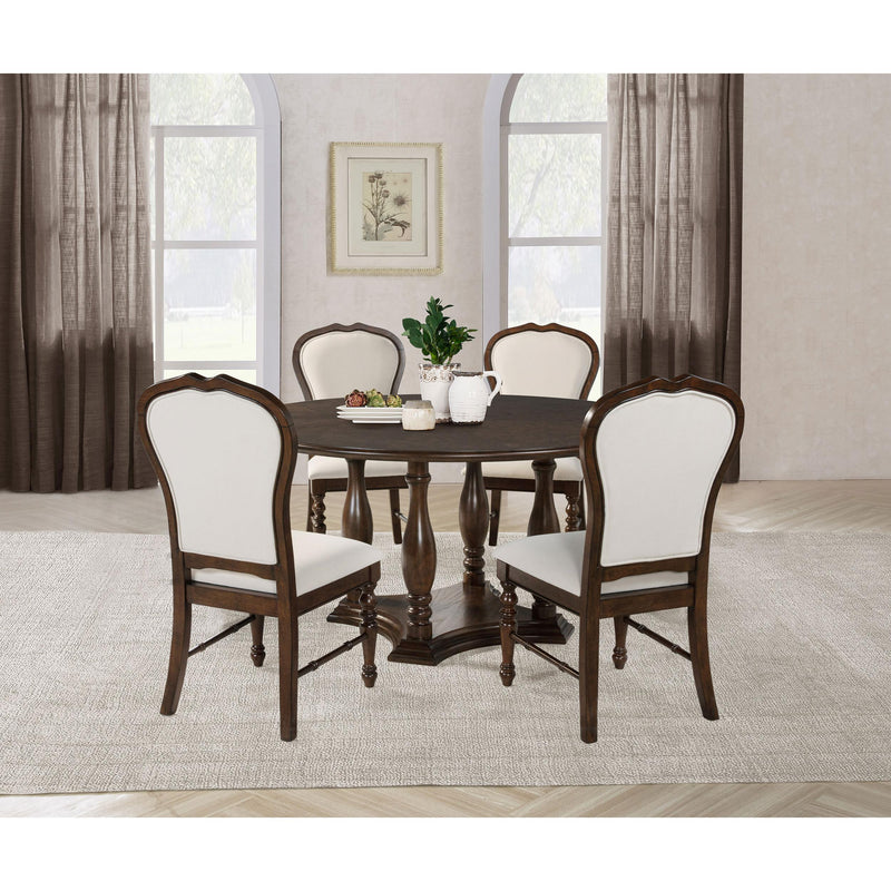 Coaster Furniture Round Landon Dining Table with Pedestal Base 109400 IMAGE 4