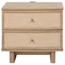  Coaster Furniture Kailani 225042 2-Drawer Nightstand Bedside Table - Beige Oak IMAGE 3