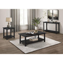  Coaster Furniture Payne 710568 Wood Coffee Table with Shelf - Distressed Java IMAGE 6
