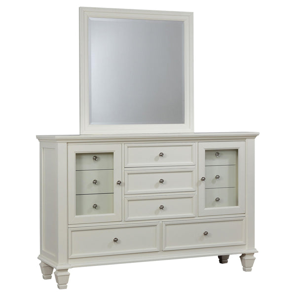 Coaster Furniture Sandy Beach 201303M 11-Drawer Dresser with Mirror