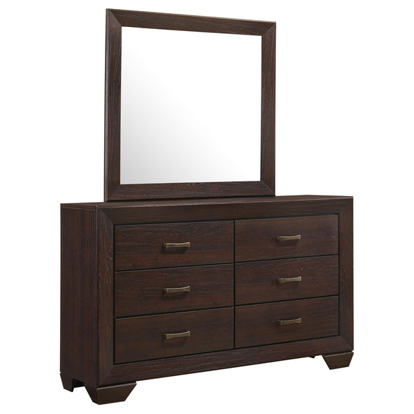 Coaster Furniture Kauffman 6-Drawer Dresser with Mirror 204393M IMAGE 1