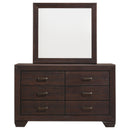 Coaster Furniture Kauffman 6-Drawer Dresser with Mirror 204393M IMAGE 3