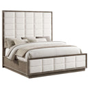  Coaster Furniture Durango 223271KE 80-inch Eastern King Panel Bed - Taupe Oak IMAGE 3