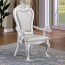Furniture of America Manzanita FM3261WH-AC-2PK Arm Chair IMAGE 1