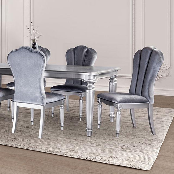 Furniture of America Hannoria FM3416SV-T Dining Table IMAGE 1