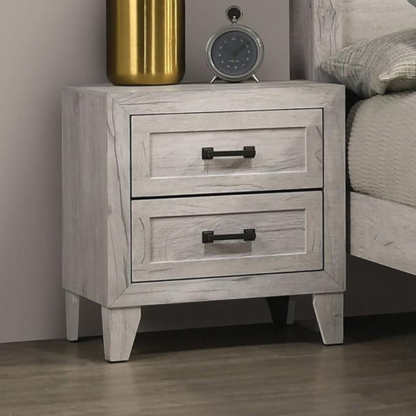 Furniture of America Mysen FM7202WH-N Night Stand IMAGE 1