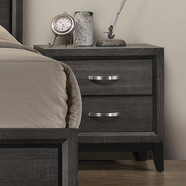 Furniture of America Errico FM7215GY-N Night Stand IMAGE 1