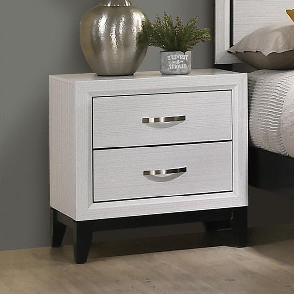 Furniture of America Errico FM7215WH-N Night Stand IMAGE 1