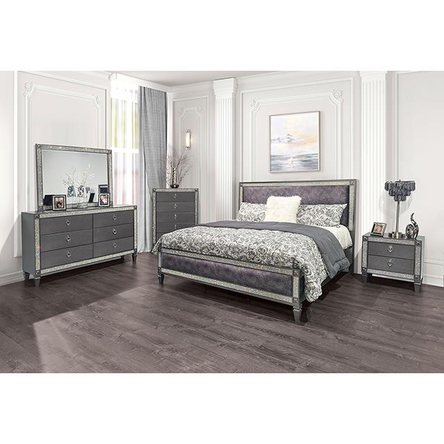 Furniture of America Lyanne FM7240GY-F Full Bed IMAGE 2