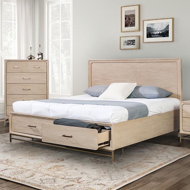 Furniture of America Sandnes FM7369AK-Q Queen Bed IMAGE 1