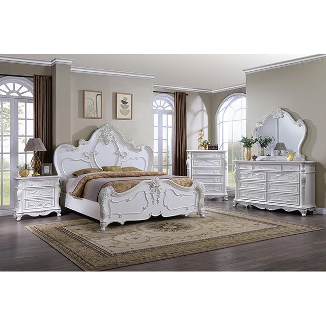 Furniture of America Ventresca FM7635WH-EK King Bed IMAGE 2