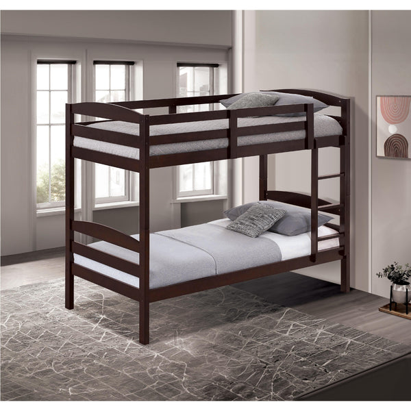 Furniture of America Finsbury FM-BK110ES-T Twin Twin Bunk Bed IMAGE 1