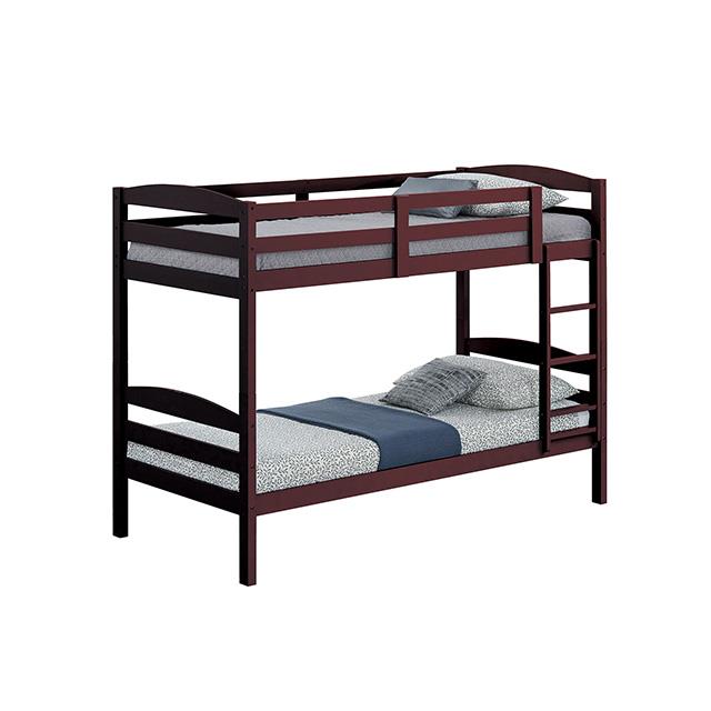 Furniture of America Finsbury FM-BK110ES-T Twin Twin Bunk Bed IMAGE 2