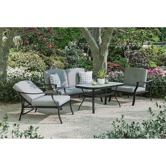 Furniture of America Palma GM-1047-4PK 5 pc Conversation Set w/ Adjustable Chairs IMAGE 2